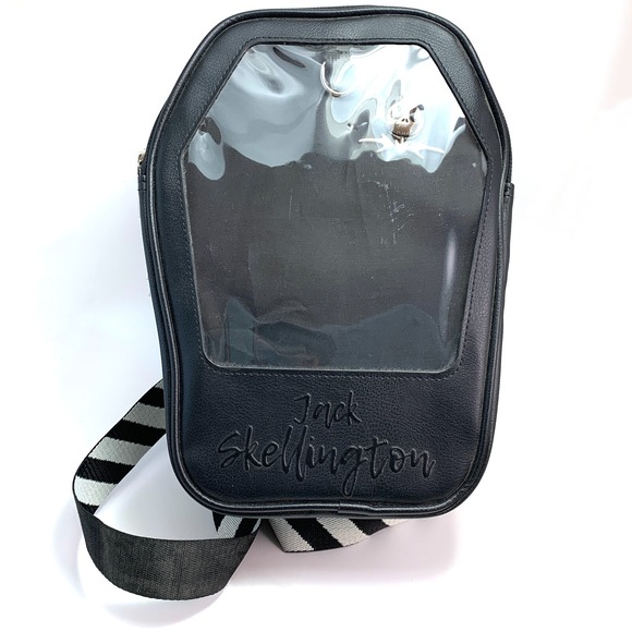 The Nightmare Before Christmas Jack Skellington Coffin Pin Trader Backpack Mini - Picture 1 of 7